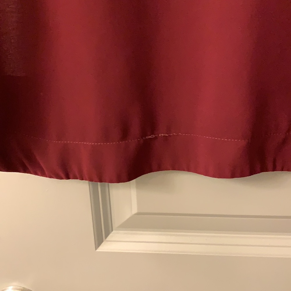 Maroon / Burgundy Tunic Top - Picture 5 of 5